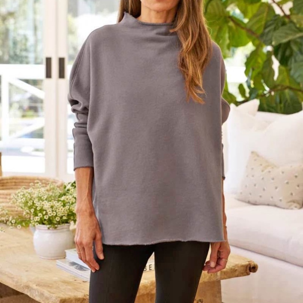Frank & Eileen Effie Funnel Neck Shirt